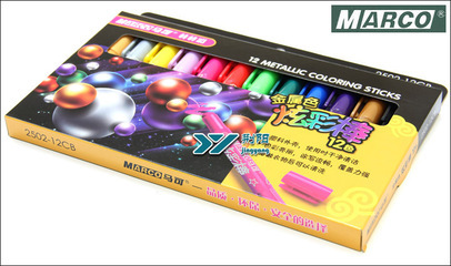 馬可12色筆形金屬色炫彩棒 2502-12CB 旋轉(zhuǎn)油畫棒 棒棒彩 可水洗圖片,馬可12色筆形金屬色炫彩棒 2502-12CB 旋轉(zhuǎn)油畫棒 棒棒彩 可水洗圖片大全,上海荊陽文教用品-